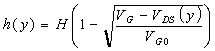   h(y)